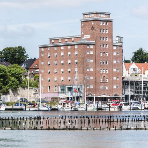 Kappeln Blick auf den Pierspeicher