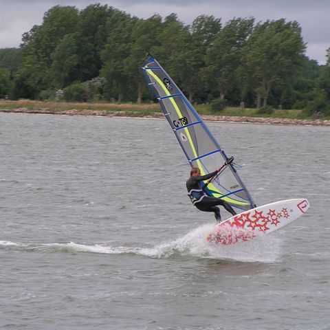 Surfen auf der Schlei in Maasholm