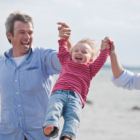 Spaß und Freude am Strand
