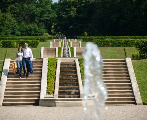 Spaziergang im Barockgarten in Schleswig