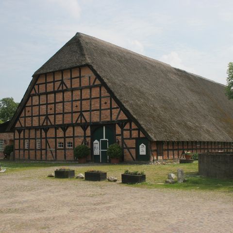 Urlaub auf dem Bauernhof Kuhstall Gut Damp