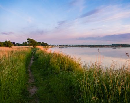 Wanderweg in Weseby an der Schlei