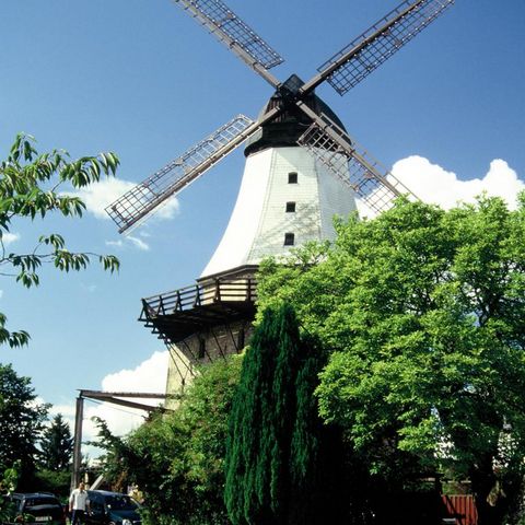 Mühle Amanda in Kappeln Parkplatz