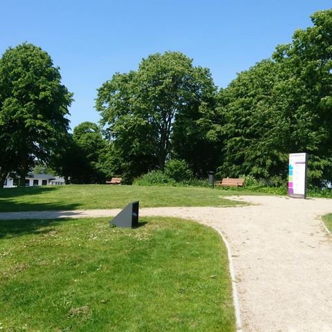 Bismarckturm Scheersberg Blick über den Hügel