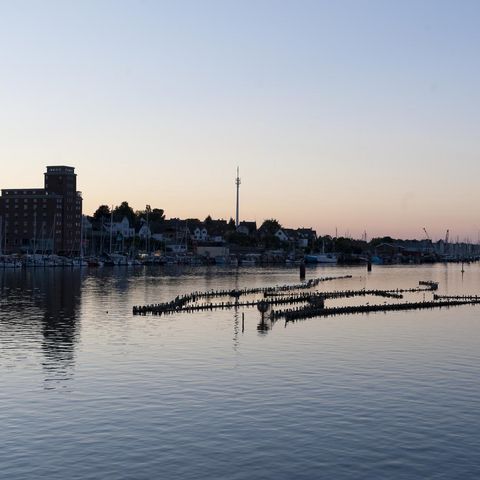 Kappeln Heringstage Sonnenuntergang