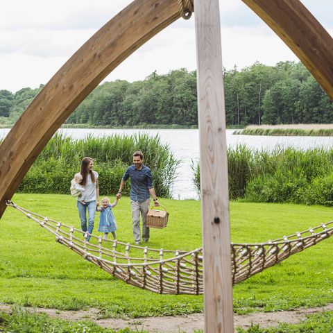 Netzausleger in Schleswig an der Schlei