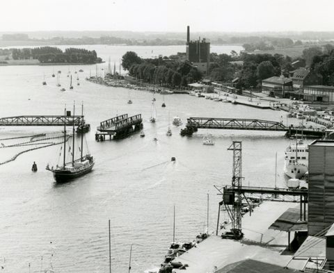 Ehemalige Drehbrücke in Kappeln an der Schlei