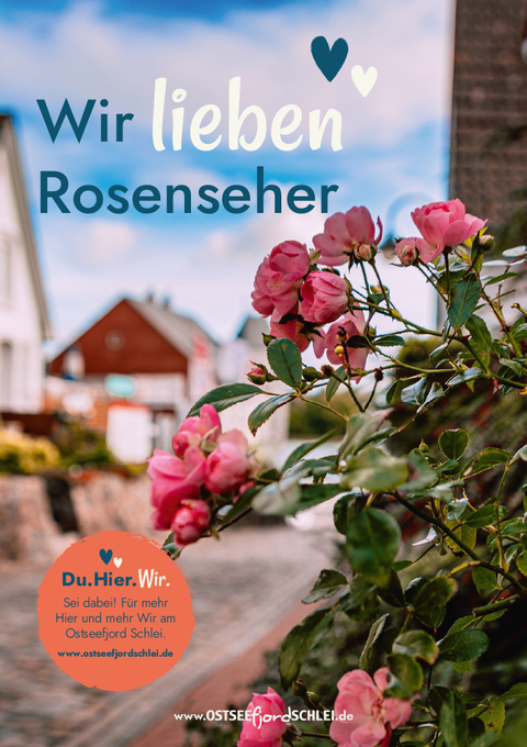 Plakat Rosenseher Du.Hier.Wir.-Kampagne