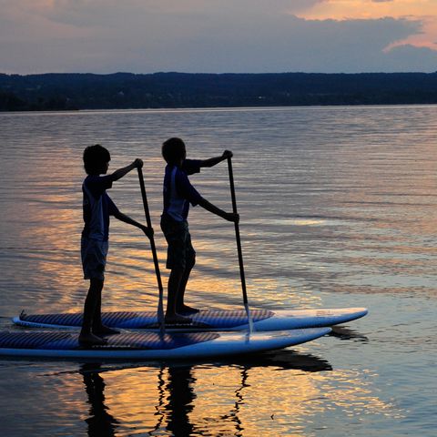 Stand Up Paddling auf der Schlei