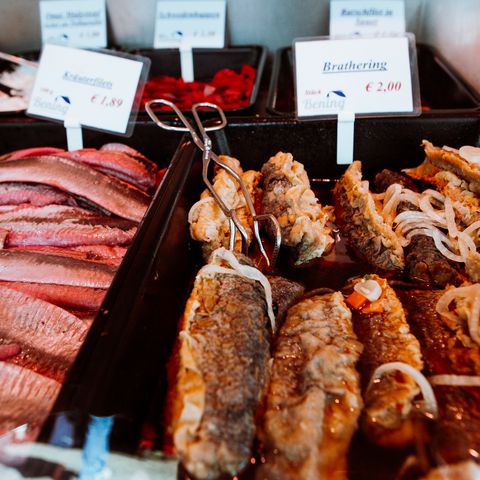 Regionale Produkte Wochenmarkt Fisch