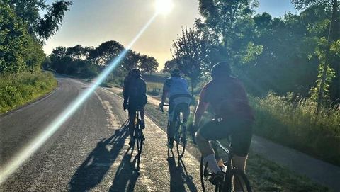 Rennradfahren am Ostseefjord Schlei