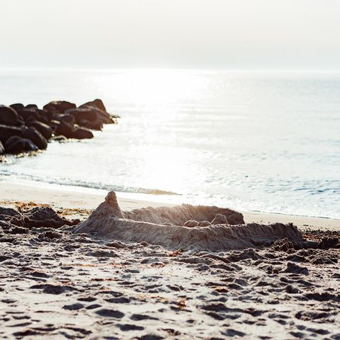 Schönhagen Strand Sandburg