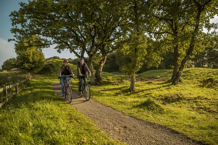 Radfahren am Welterbe auf dem Weg