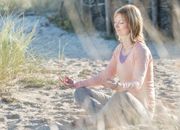 Yoga am Ostseestrand in Damp