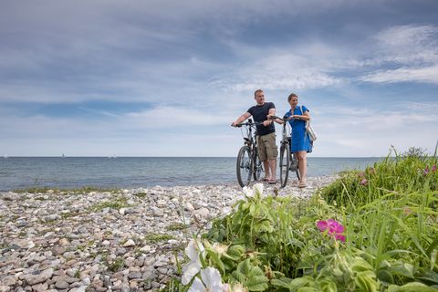 Radfahren an der Ostsee