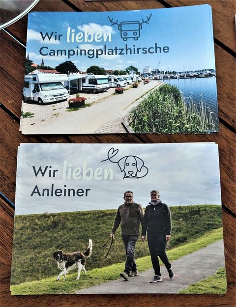 Postkarten #Duhierwir-Kampagne