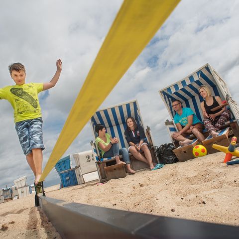 Familienstrand in Damp an der Ostsee