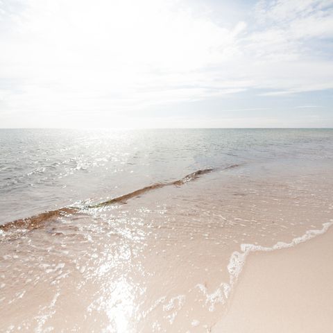 Ostseestrand bei Sonnenschein