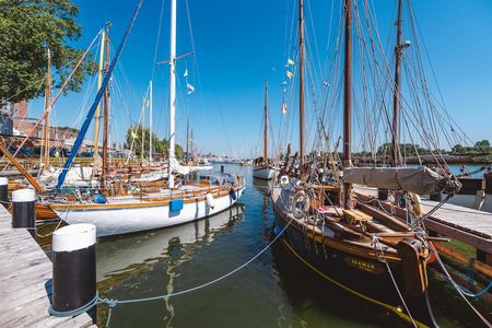 Kappeln Schiffe im Museumshafen