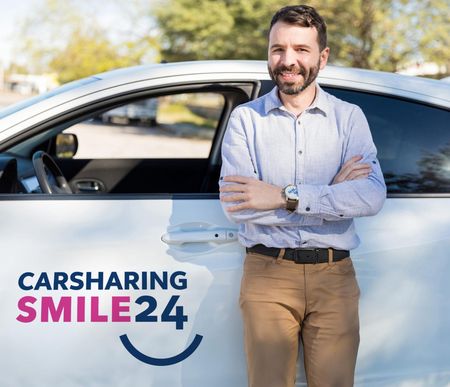 Carsharing Mobilitätsprojekt Smile 24