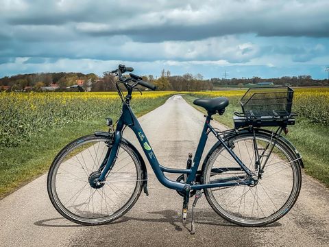 Fahrrad auf dem Radweg in der Schlei-Ostsee-Region