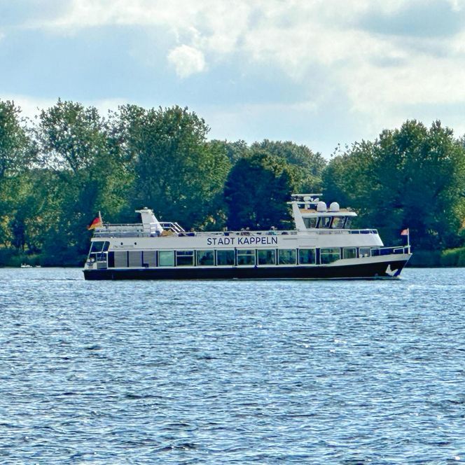 MS Stadt Kappeln neues Schiff auf der Schlei