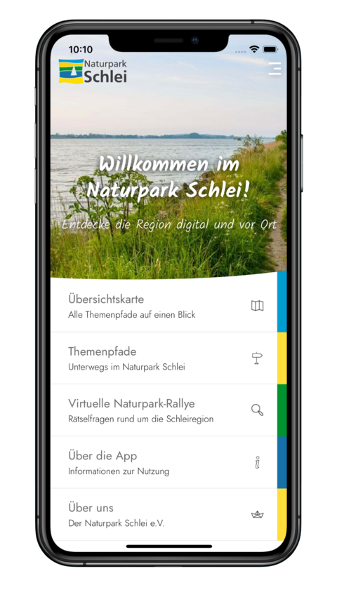 Screenshot Naturpark-App