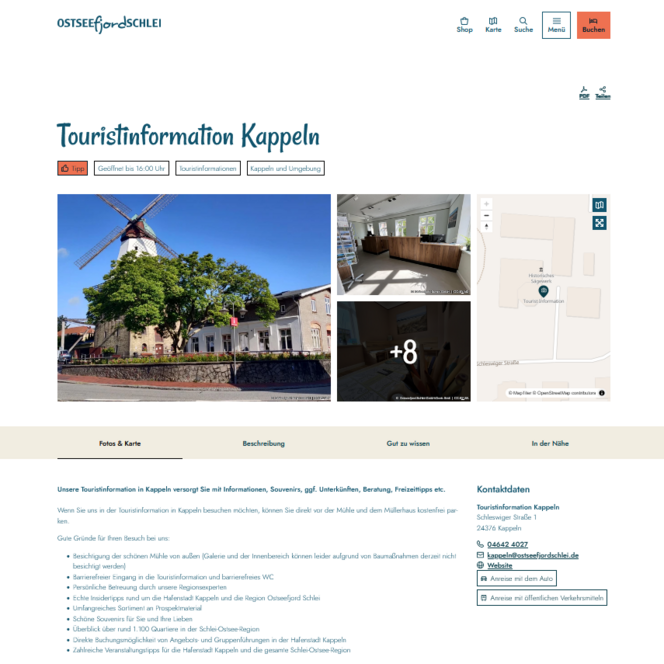 Online-Marketing-Anzeige bei der Ostseefjord Schlei GmbH buchen