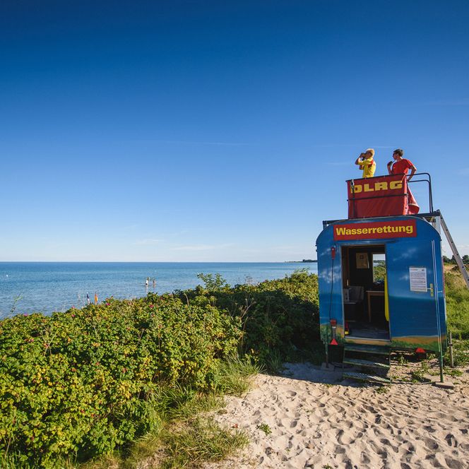 DLRG Rettungsschwimmer in Kronsgaard