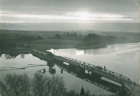 Heringszaun 1955 Luftaufnahme