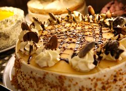 Torte in einem Café