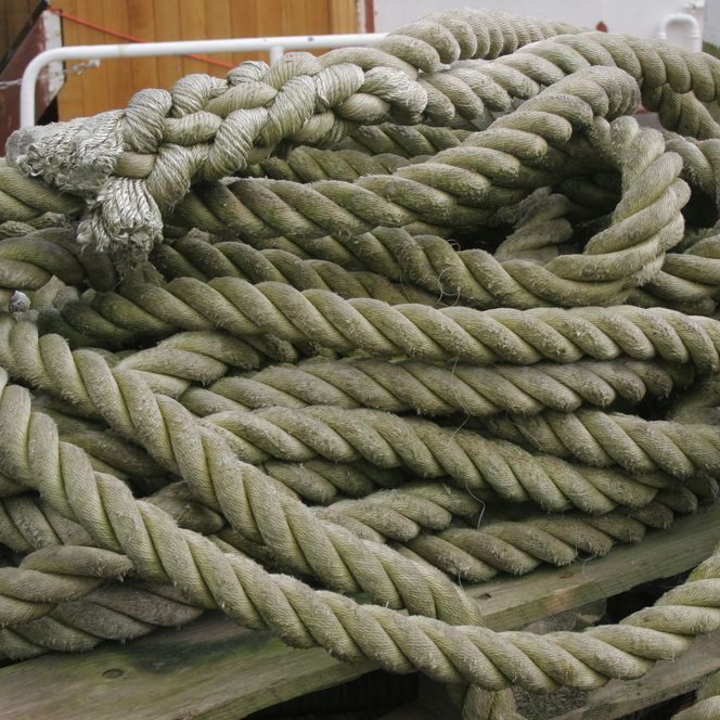 Fischerei und Räucherei Tauwerk