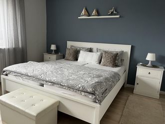 Ferienhaus Spatz Schlafzimmer