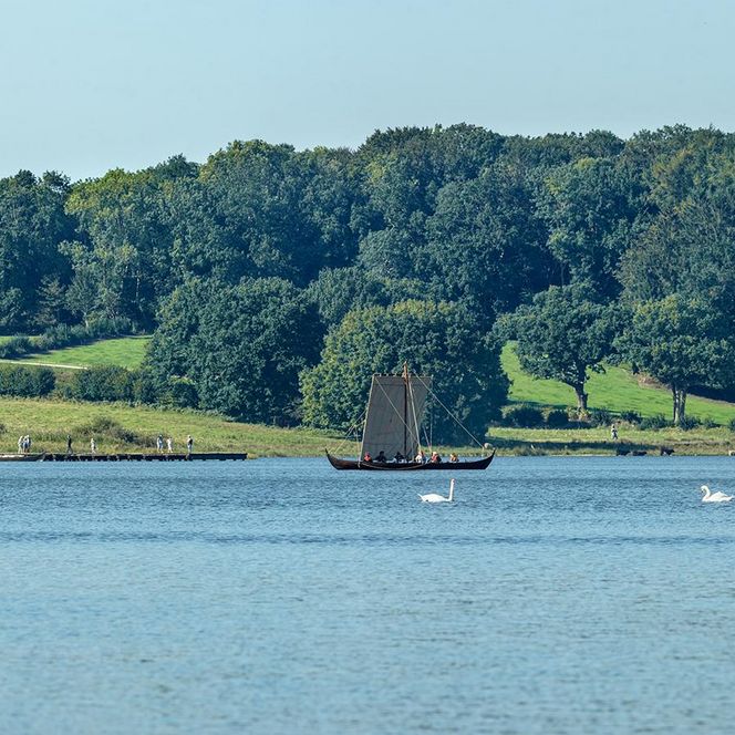 Haithabu vom Haddebyer Noor aus